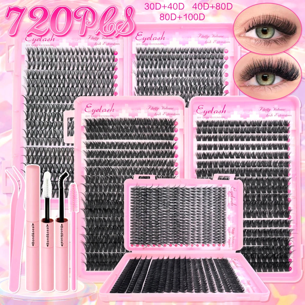 DIY Lash Extension Cluster Kit