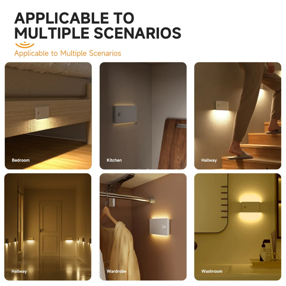 Rechargeable Magnetic Motion Sensor Light