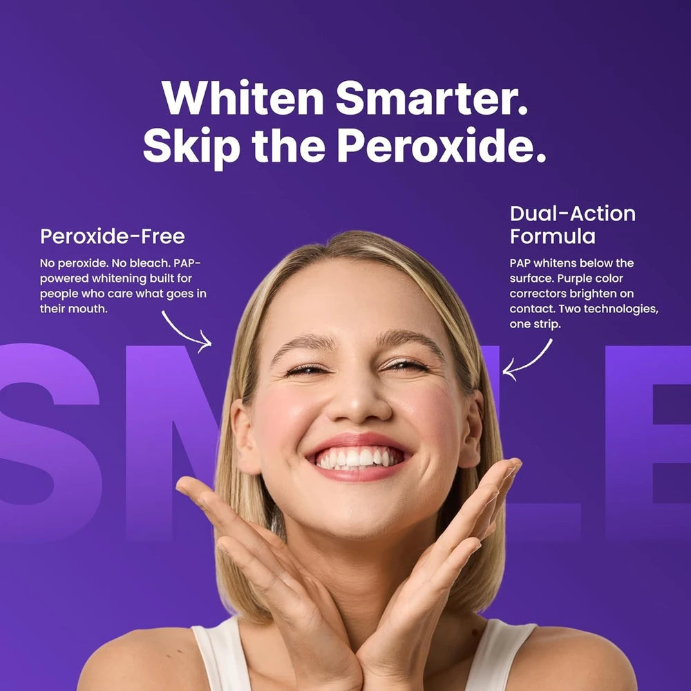 DrDent Purple Teeth Whitening Strips