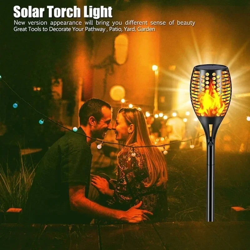 Solar Flickering Flame Torch