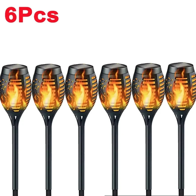 Solar Flickering Flame Torch