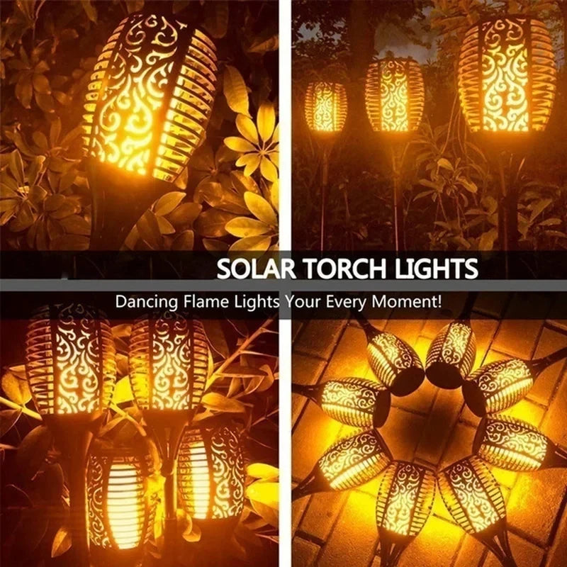Solar Flickering Flame Torch