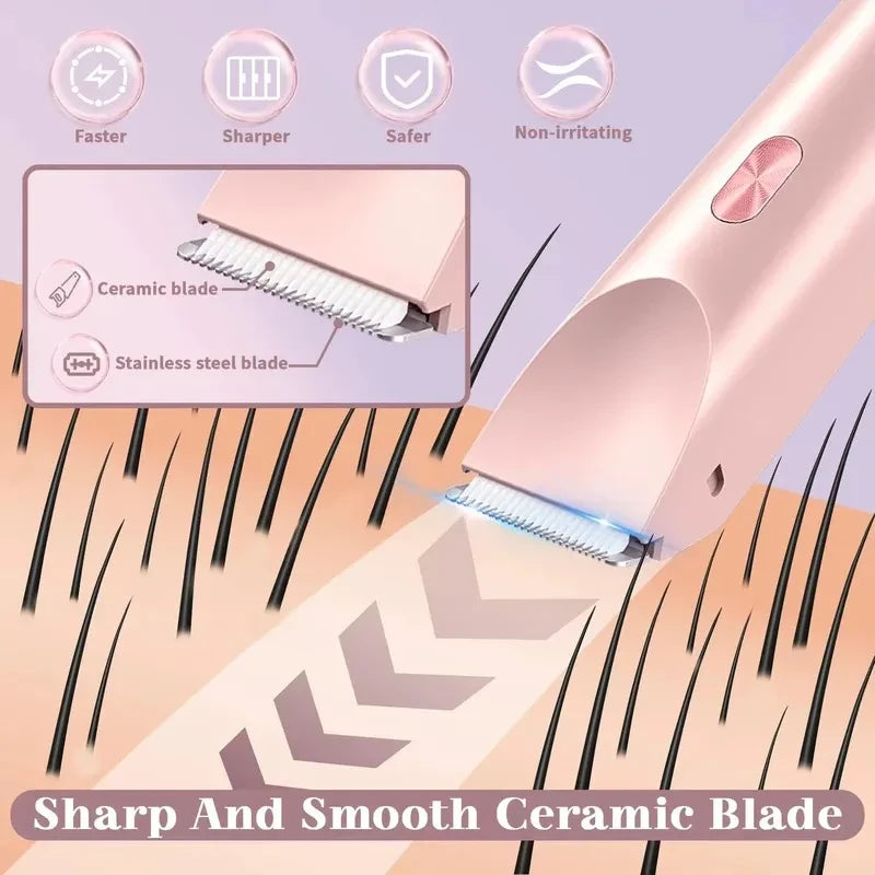 Waterproof Rechargeable Electric Body Hair Trimmer