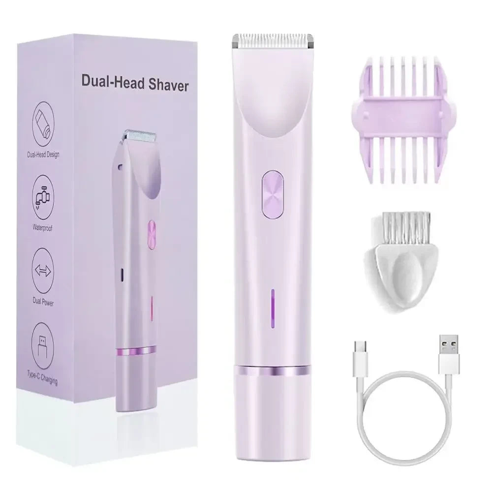 Waterproof Rechargeable Electric Body Hair Trimmer